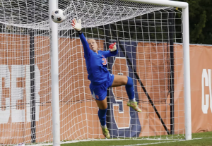 Vanderbosch makes a leaping save